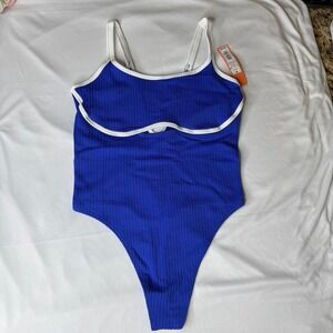 Colsie Target Body Suit‎ Women's Size Medium Blue